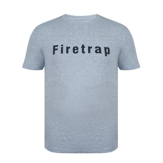 Firetrap Large Logo T Shirt Mens