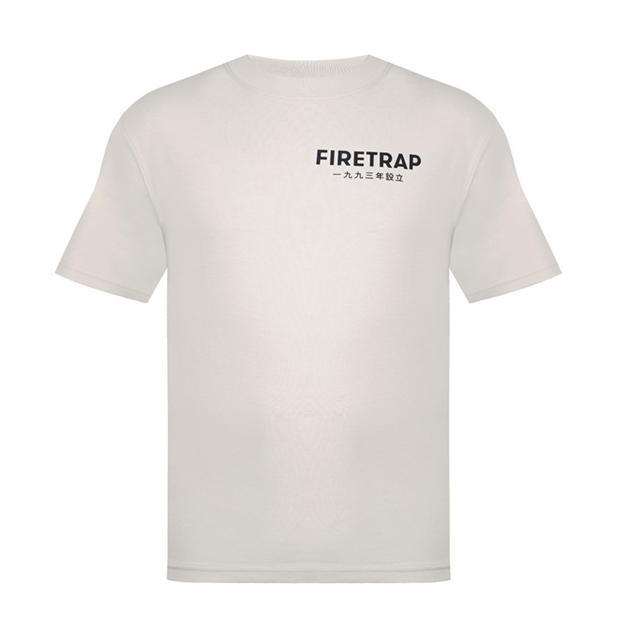 Firetrap Large Logo T Shirt Mens