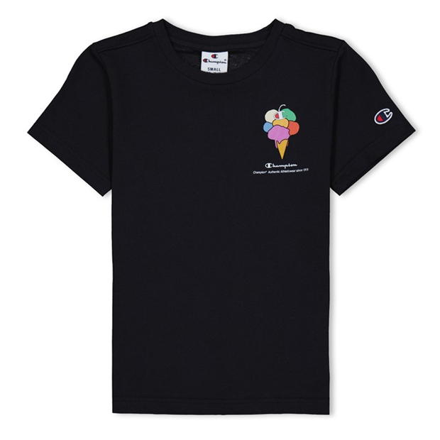 Champion Graphic Print Crew Tee Juniors