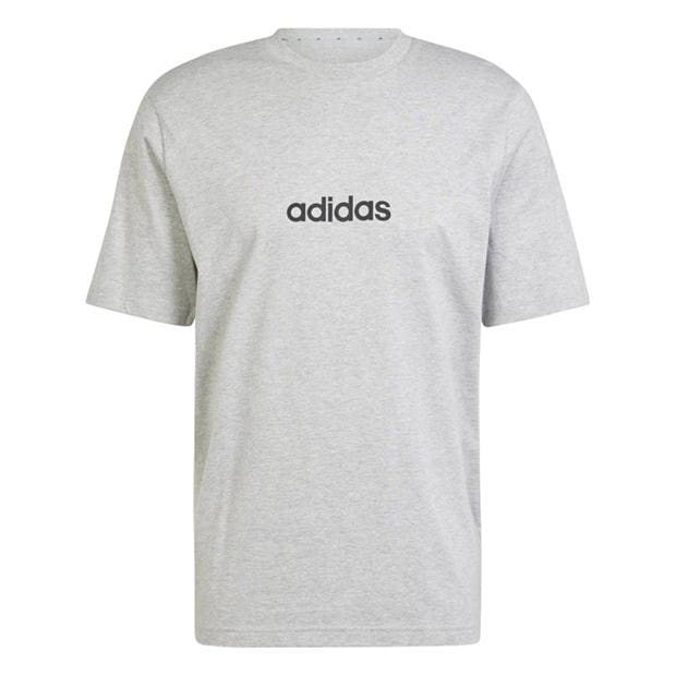 adidas Essentials Single Jersey Linear Embroidered Logo T-Shirt Mens