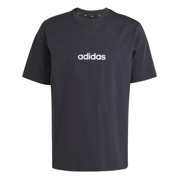 adidas Essentials Single Jersey Linear Embroidered Logo T-Shirt Mens