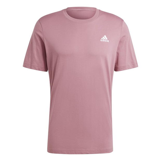 adidas Essentials Single Jersey Linear Embroidered Logo T-Shirt Mens