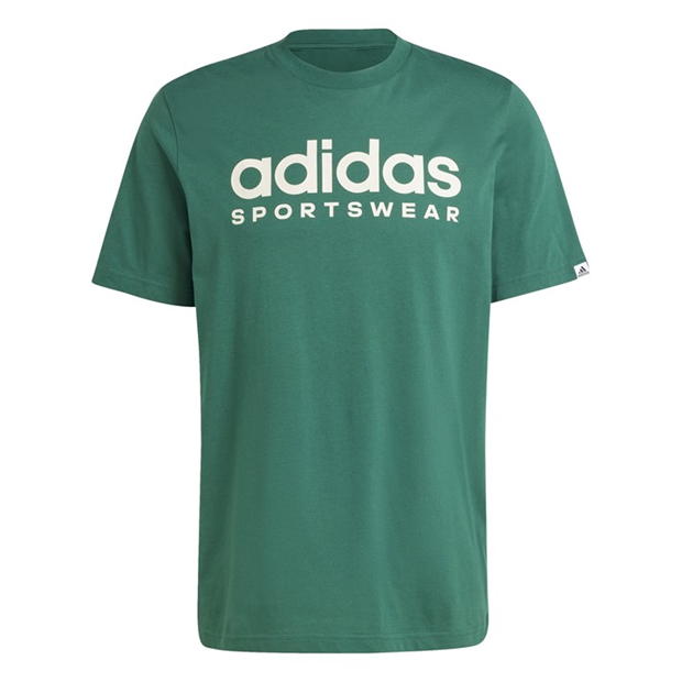 adidas Essentials Single Jersey Linear Embroidered Logo T-Shirt Mens