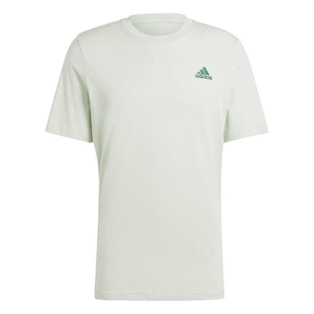 adidas Essentials Single Jersey Linear Embroidered Logo T-Shirt Mens