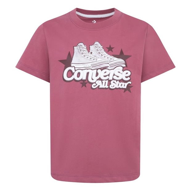 Converse Retro Gfx T- Shirt Junior Girls