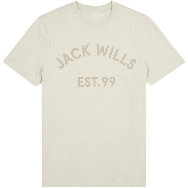 Jack Wills Logo Print T-Shirt Mens