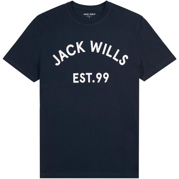 Jack Wills L Print Tee Sn99