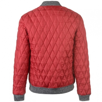 No Fear Quilted Bomber Jacket Mens XXL