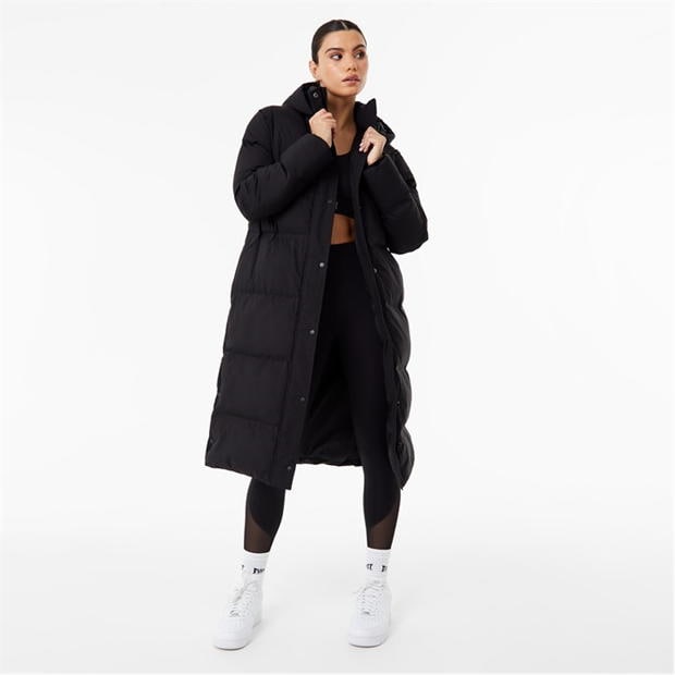 Everlast Hooded Longline Puffer Jacket