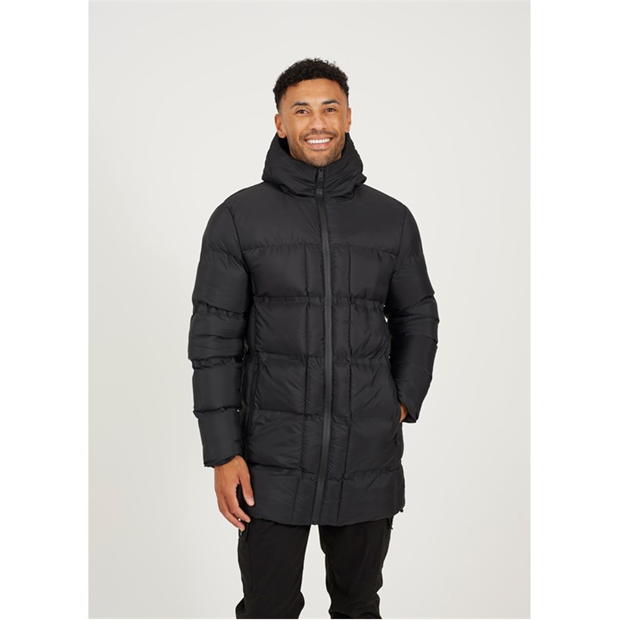 Brave Soul Hooded Longline Jacket