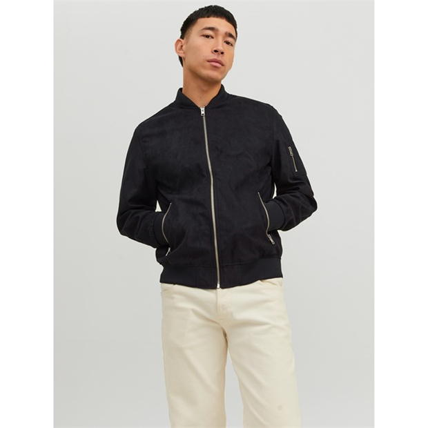 Jack and Jones Faux Suede Bomber