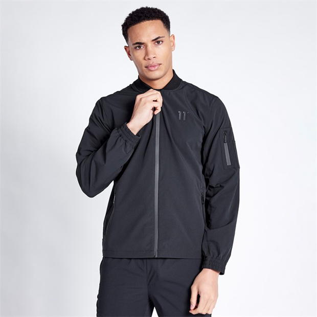 11 Degrees Bomber Jacket - Black