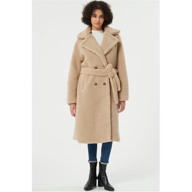 Be You Teddy Belted Coat