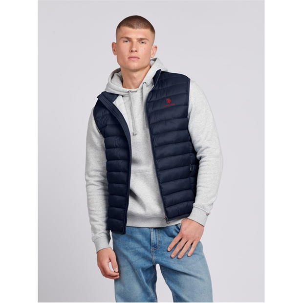 US Polo Assn Bound Quilted Gilet Sn00