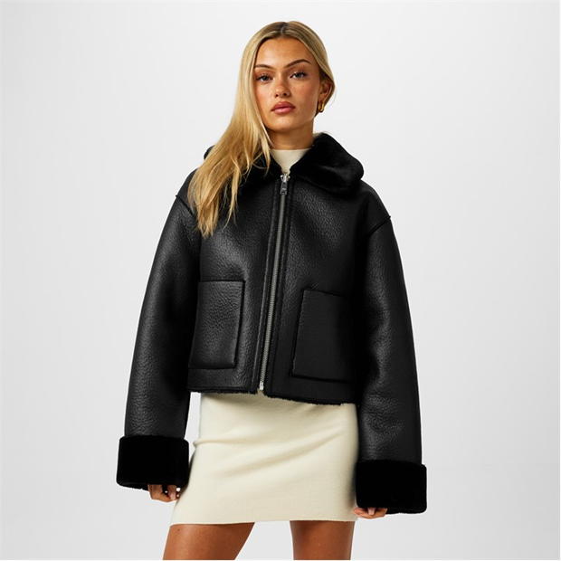 Jack Wills Reverse Shearling Jacket