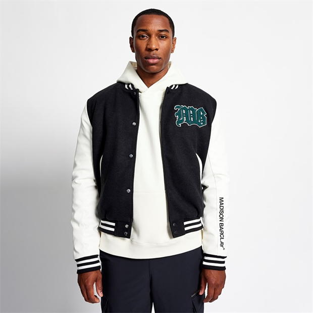 Madison Barclay Lincoln Baseball Wool Jacket