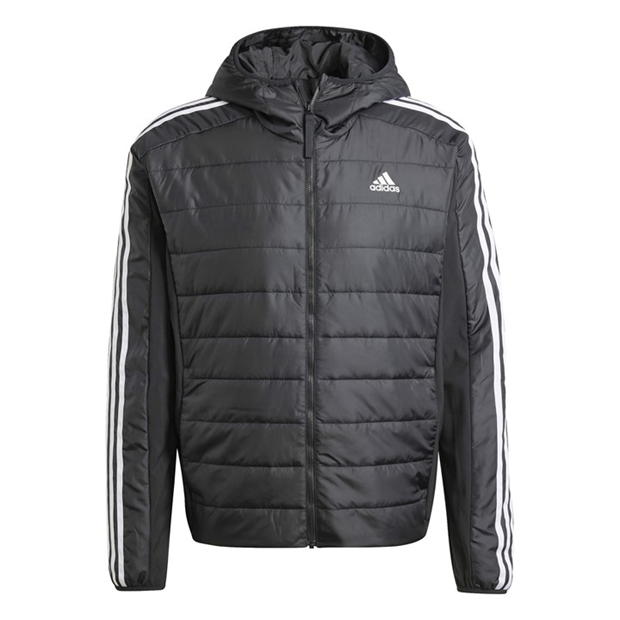 adidas Essentials 3-Stripes Insulated Hooded Hybrid Jacket