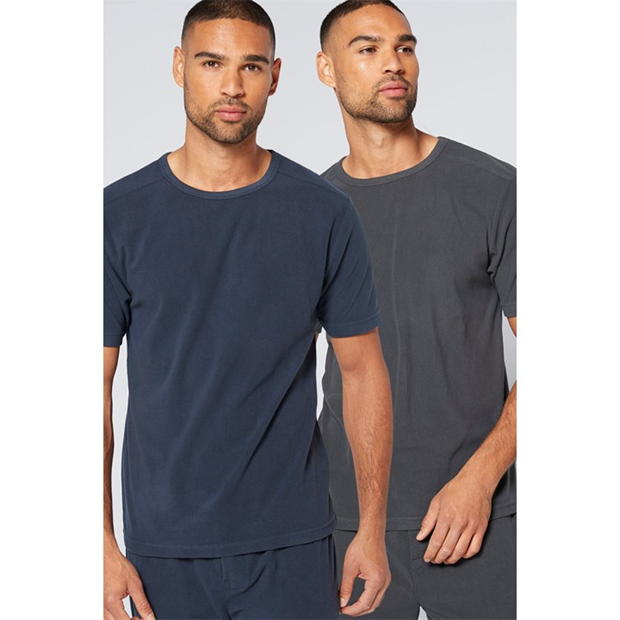 Studio Pack of 2 Micro Fleece Base Layer T-Shirts