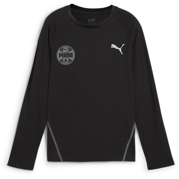 Puma Active Sports Longsleeve Tee B Gym Top Unisex Kids