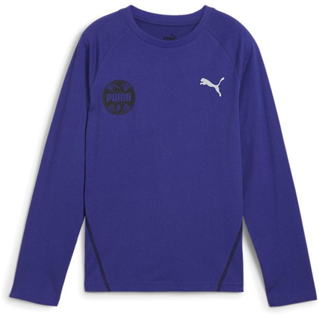 Puma Active Sports Longsleeve Tee B Gym Top Unisex Kids