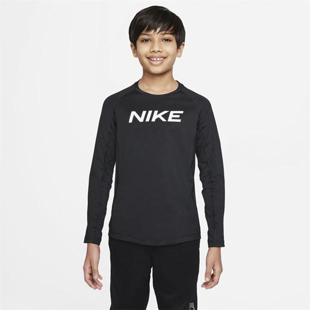 Nike Pro Long Sleeve Performance Top Junior Boys