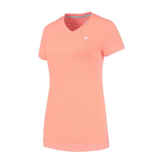 K Swiss Hypercourt V-Neck T-Shirt Womens