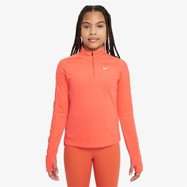 Nike Older Girls DRI-FIT Long Sleeve Half Zip