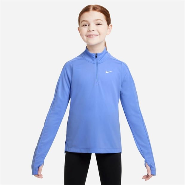 Nike Older Girls DRI-FIT Long Sleeve Half Zip