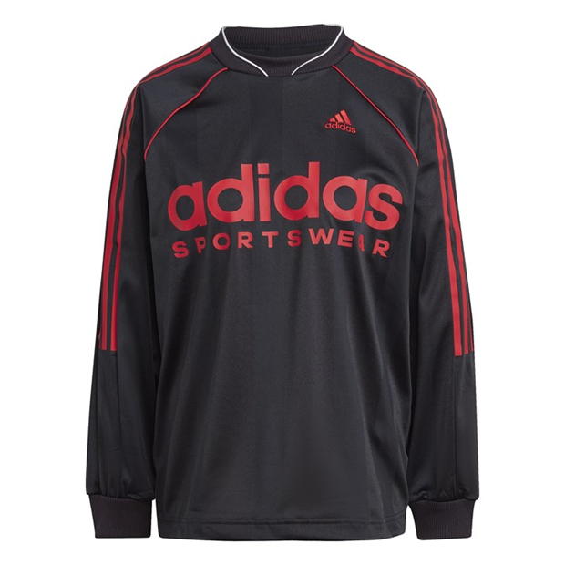 adidas Jacquard Long-Sleeve Top Jersey Womens T-Shirt