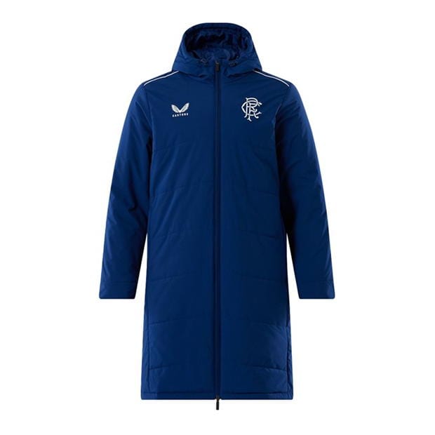 Castore Rangers Training Long Bench Jacket