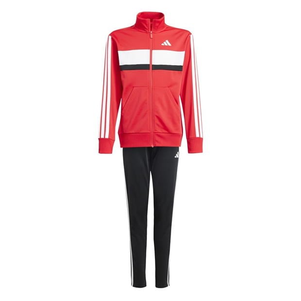 adidas Seasonal Essentials Tiberio 3-Stripes Tricot Track Suit Juniors