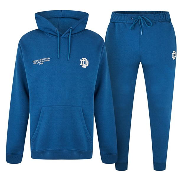 DFND London Chrome Hoodie and Joggers Set Mens