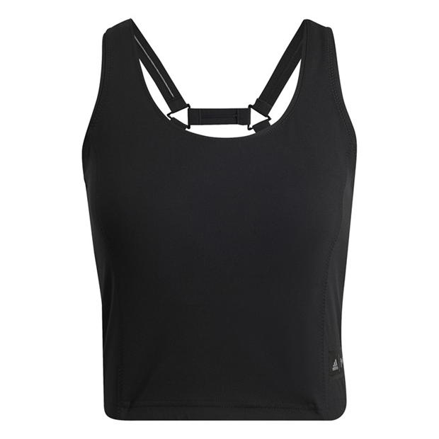 adidas Parley Run For The Oceans Cropped Tank Top Womens Vest