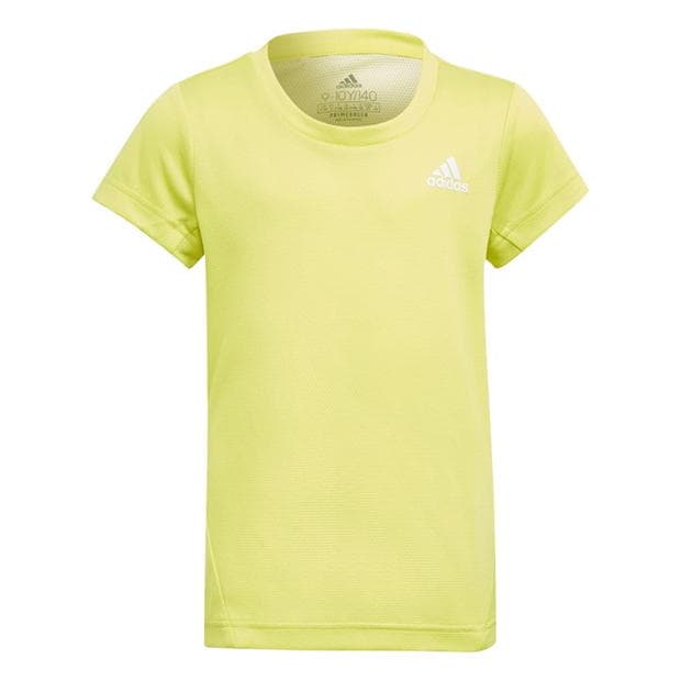 adidas Aeroready 3-Stripes T-Shirt Kids Gym Top Girls