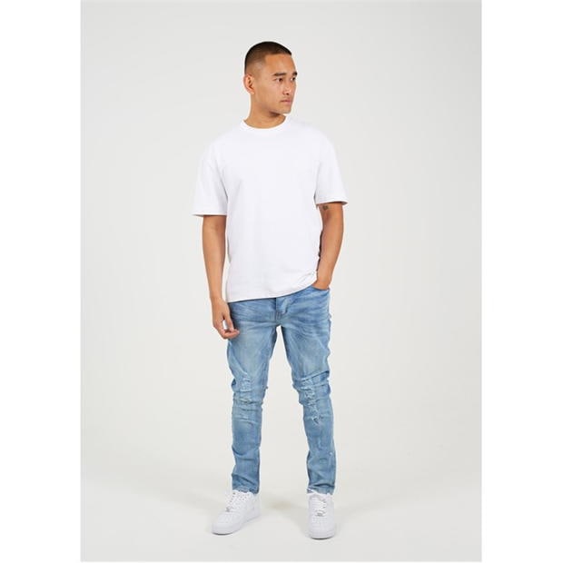 Brave Soul Fit Jeans with Knee Rips