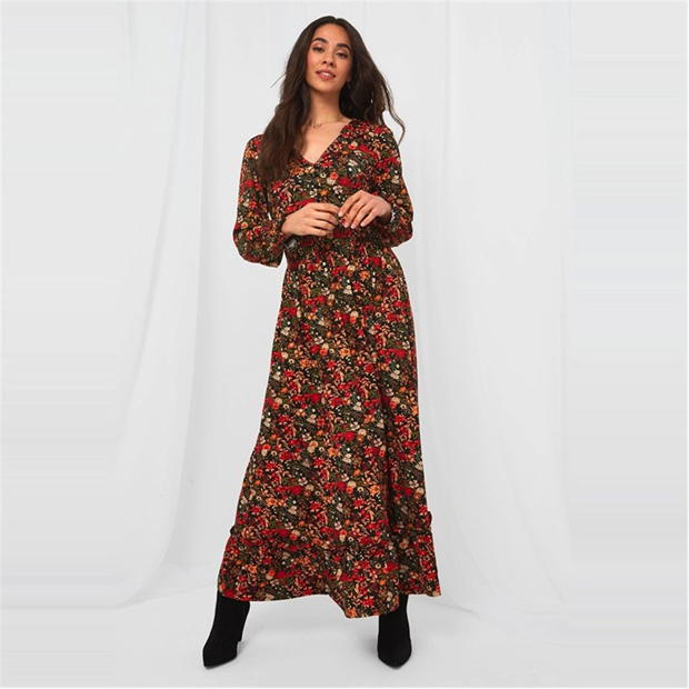 Joe Browns Floral V Neck Maxi Dress