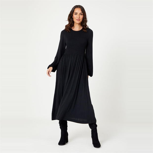 Be You You Smock Midi Dress