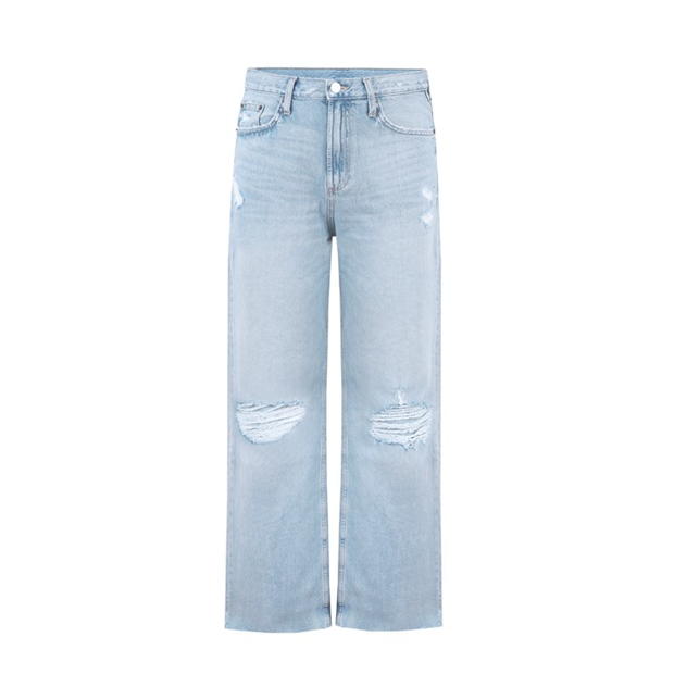 Fabric Wide Jeans Ld