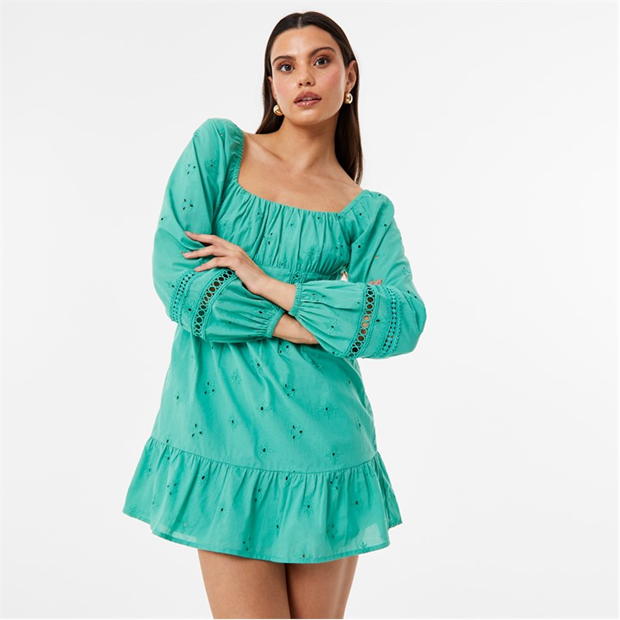 Jack Wills Long Sleeve Boho Dress Women's