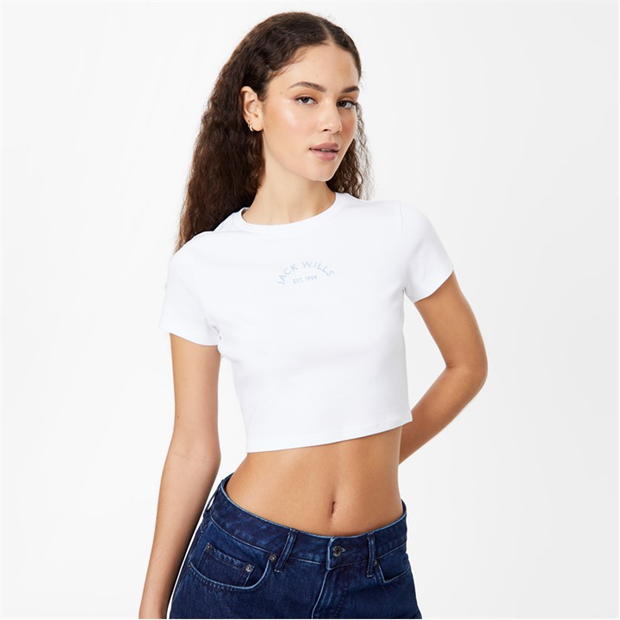 Jack Wills Cropped Baby T-Shirt