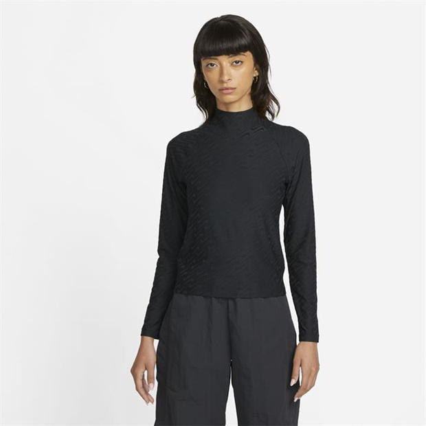 Nike Sportswear Funnel Neck Long Sleeve T-Shirt Womens