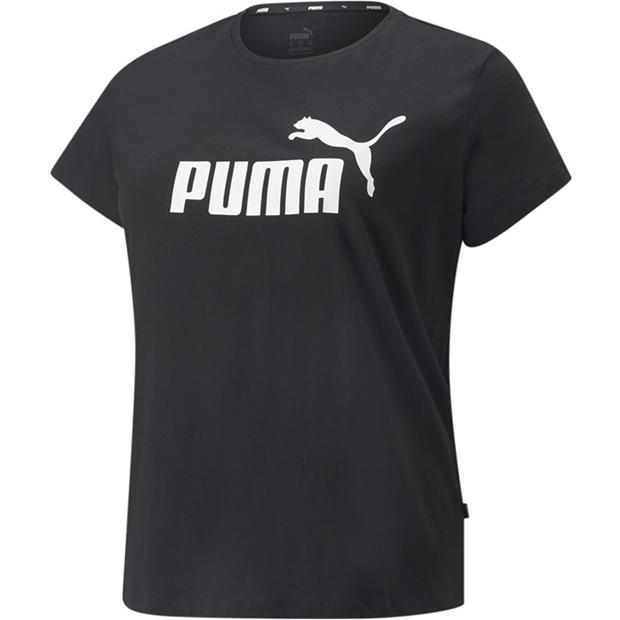 Puma Ess Logo Tee Plus T-Shirt Womens