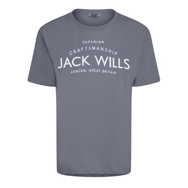 Jack Wills Forstal Boyfriend Logo T-Shirt