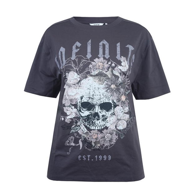 Firetrap Grunge Tee Ld43