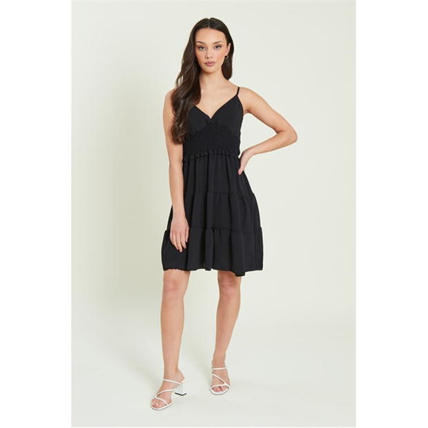Be You Strappy Tiered Dress