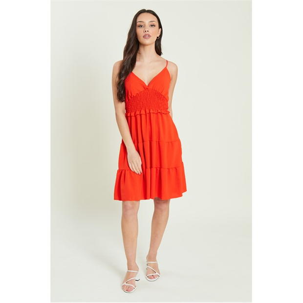 Be You Strappy Tiered Dress