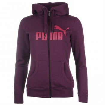 Puma No1 Logo Full Zip Hoody Womens (L)