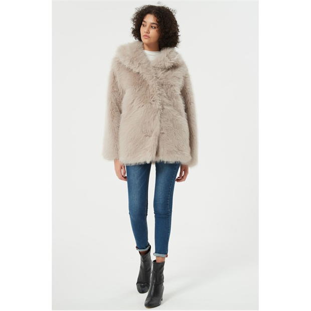 Be You Faux Fur Fluffy Coat