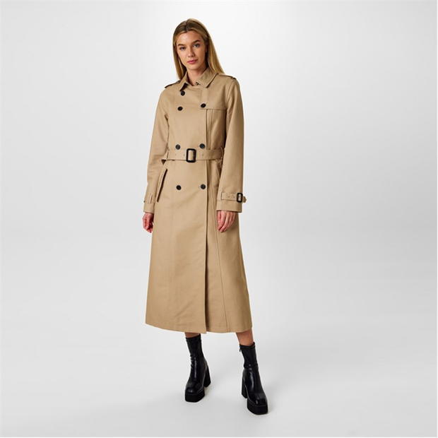 Jack Wills Long Meryl Trench Coat