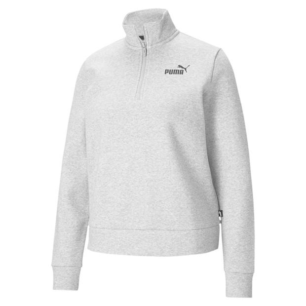 Puma Essentials Half Zip Fleece Sweatshirt Womens